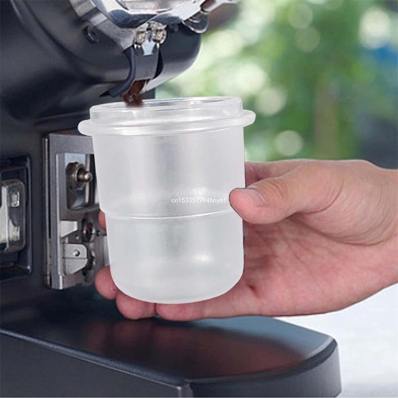 För 51/58 mm Portafilter Espresso Kaffe Doseringsfångare Kopp Pulvermatare Maskindel Distributör Kaffetillbehör Dropship