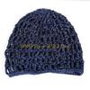 49MD Simple Hollowout Skull Hat Crochet Hair Net Hat For Women Teens Knit Turban Hat