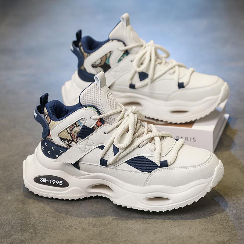 Men 's Casual Four Seasons Fashion  Students Comfortable Sneakers Boys Trending Soft Sole Breathable Shoes