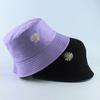 Sommer-Gänseblümchen Eimerhut Damen Mode Baumwolle Strand Sonnenhüte Wende Bob chapeau Femme Blumenhut Fischerhut