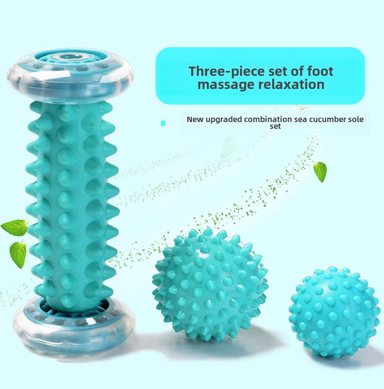 Oujian Foot Massage Roller for Plantar Fasciitis Relief and Flat Feet Relaxation