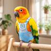 Snap-Closure Bird Flight Suits Adjustable Bird Vest Bird Clothing Parrot Nappy  Birds Supplies