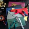 5pcs Colorful Ribbons Envelopes Kawaii Bowknot Letter Pads Cover Wedding Party Invitation Cards Envelopes School Office Supplies