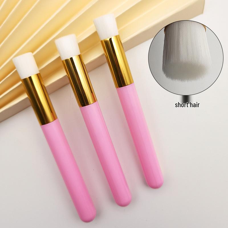 Angled Nose Shadow & Eyelash Cleaning Brush - Blackhead Remover, Makeup & Beauty Tool