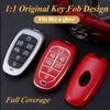 for Hyundai Key Fob Cover with Keychain, Premium TPU Key Case shell for 2024   Hyundai Sonata, Santa Fe, Nexo, Tucson Remote Smart Car Key Fob