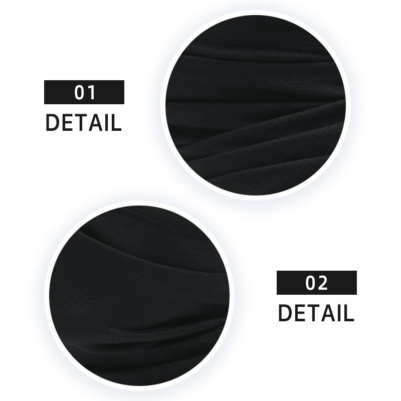 Multifunctional Solid Color Face Neck Gaiter Cooling Scarf Headwear Breathable Face Cover Bandana Sun Protection For Cycling Running