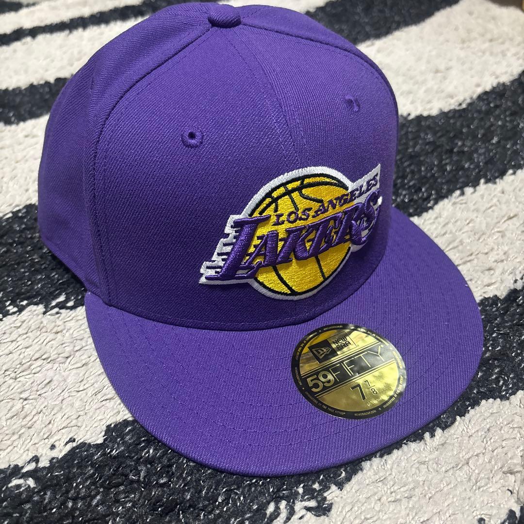 Used Price reduction! Los Angeles Lakers 59FIFTY Cap Purple 7 7/8