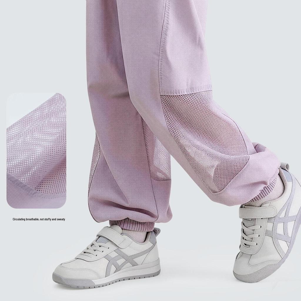 Mädchen-Mückenschutzhose für den Sommer 2026 - Kühl, Locker geschnitten, Dünner Stil für mittlere und große Kinder