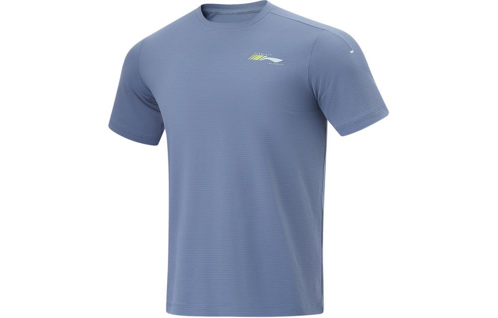 Li Ning Fitness Series T Shirt Men s Dusty Blue ATSU429-6 M