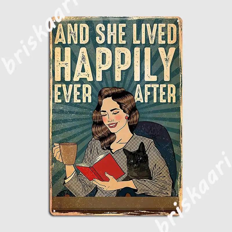 Just A Girl Loves Books Poster Metal Plaque Club Party Designing Bar Cave Wall Plaque Tin Sign Poster 20X30CM
