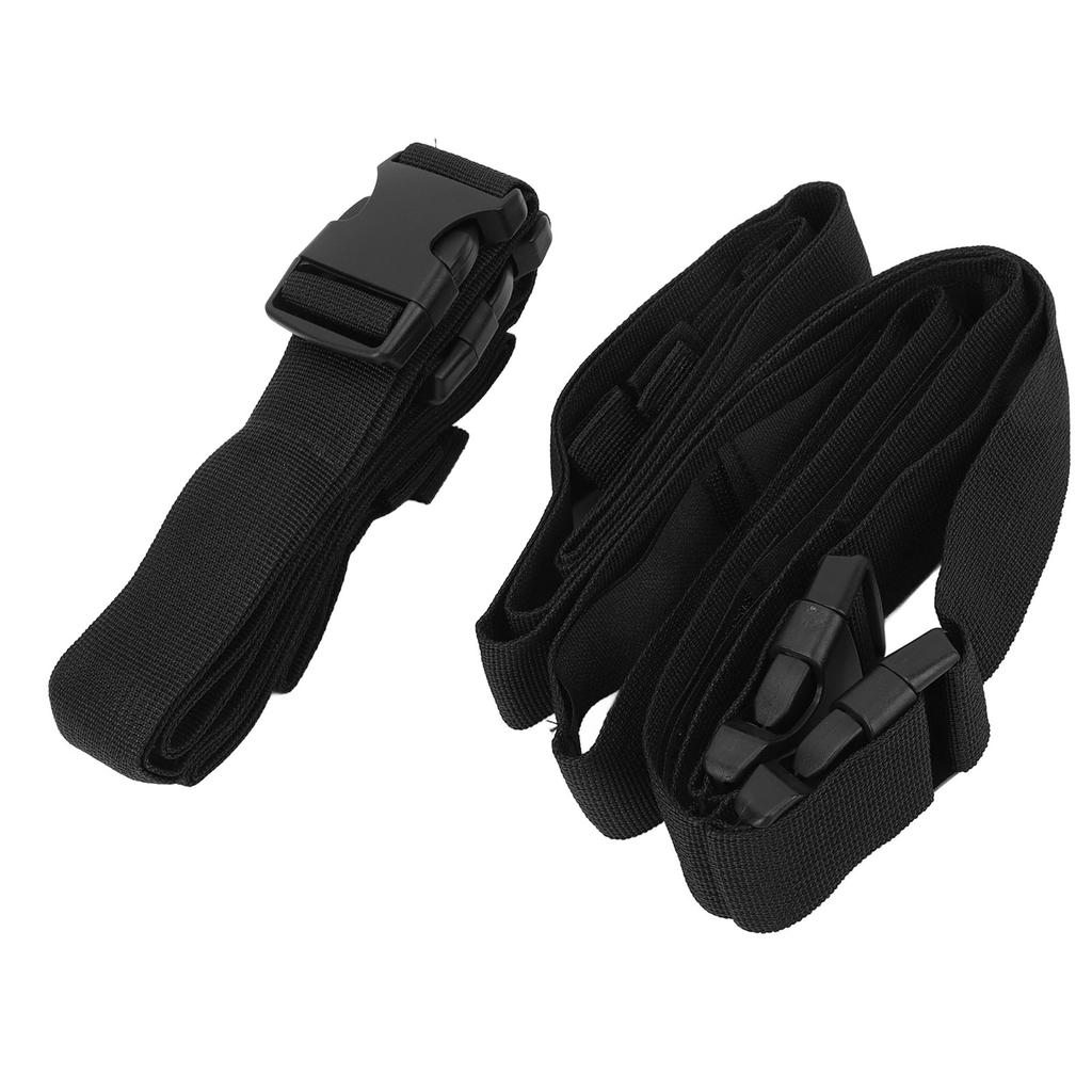 2Pcs 7 Rods Car Fishing Rod Rack Length Adjustable Vehicle Fishing Rod Holder Strap Fishing Rod Hold