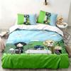 Black Butler 3pc set Perfect for bedroom use Comfortable bedding set includes a duvet cover and two pillowcases Ideal birthday or Christmas gift
