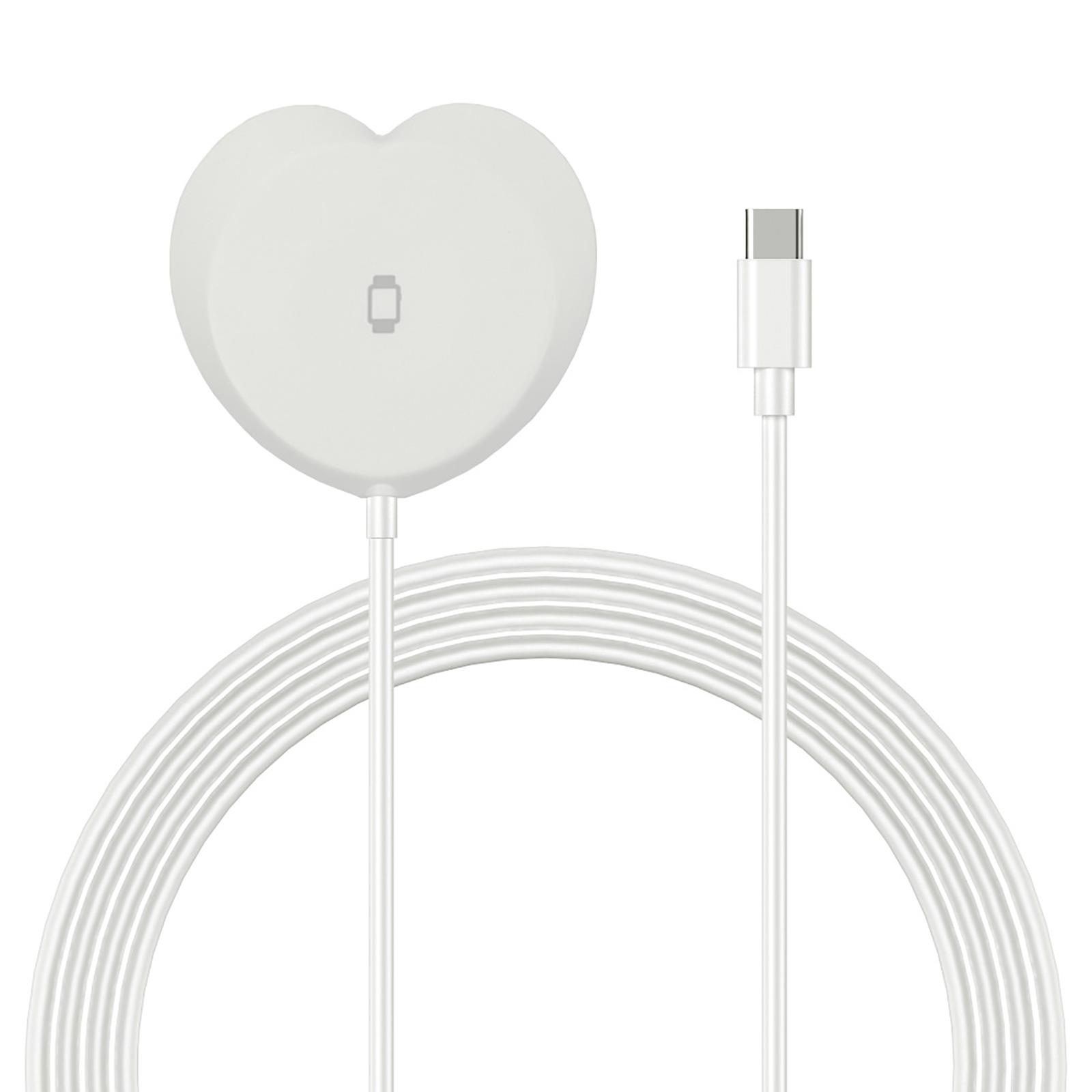 

Станция беспроводной зарядки для часов-телефона Магнитный зарядный кабель USB TypeC Зарядное устройство 2-в-1 A