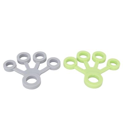 2 Stück Fingerdehner Silikon Tragbar Weich Elastisch Fingergriff Verstärker 6.6LB (Hellgrün