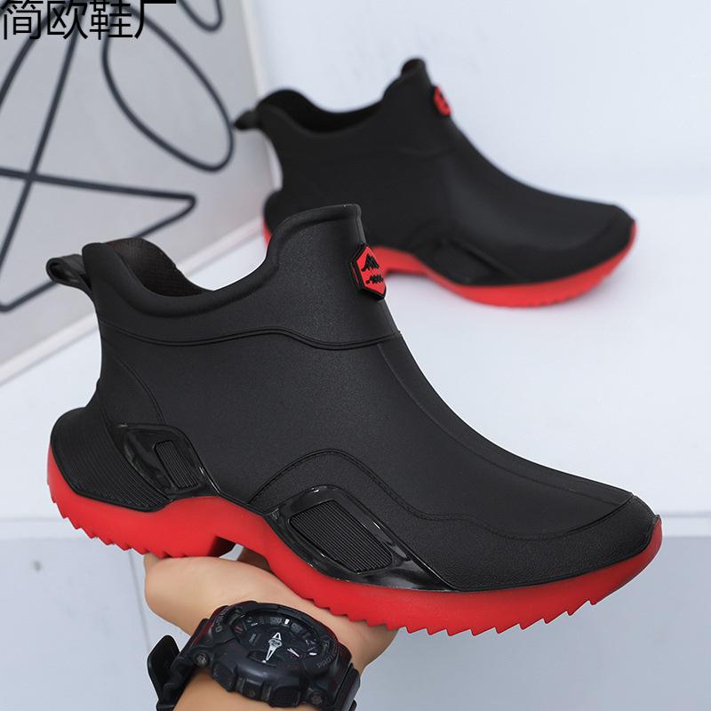 Kurze Regenschuhe Sommer Herren rutschfest und verschleißfest Meerschuhe neue Herren