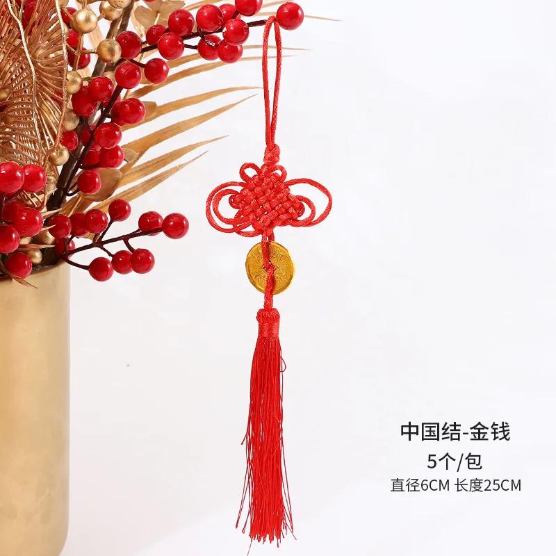 Nod roșu chinezesc Ciucuri Ornamente Decorație Agățat 8 stiluri Acasă pandantiv norocos Cadouri Design Vânzare caldă Fericire Nou Festival