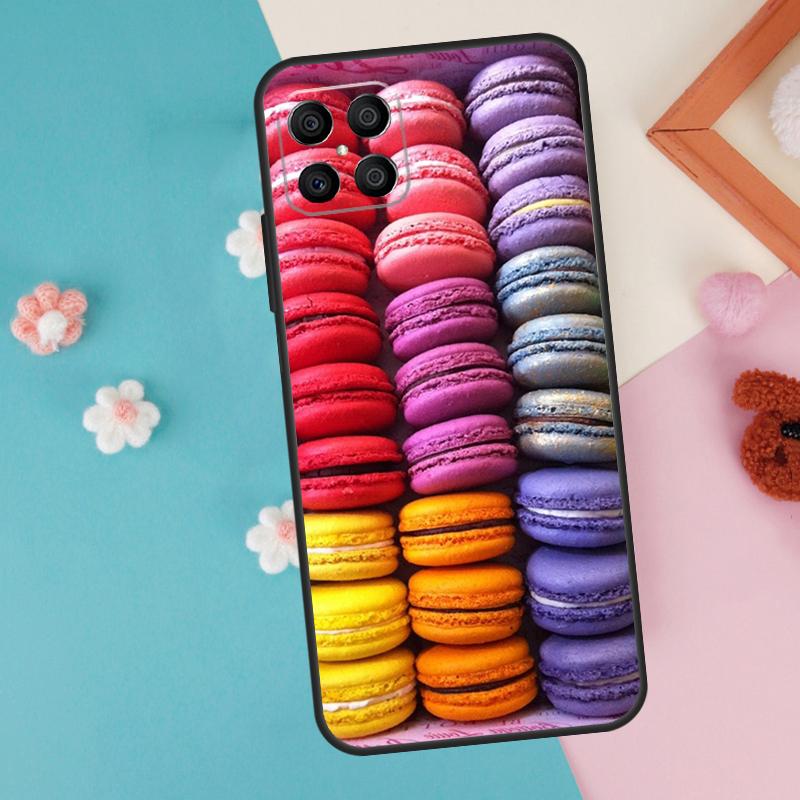 Macarons Cake Dessert Case For Honor 200 Pro 50 70 90 X9a X8a X8 X9 X8b X9c X9b Honor Magic 7 5 6 Lite Pro Cover