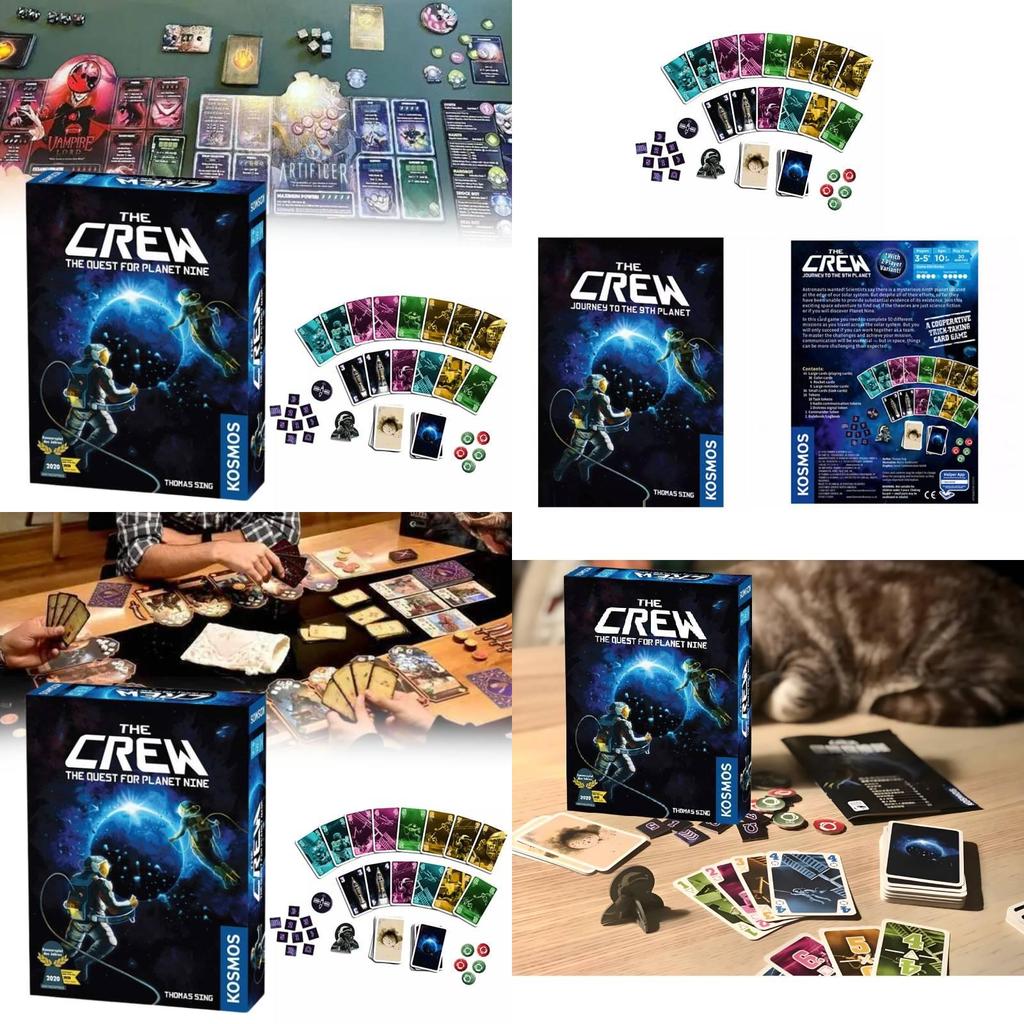 The Crew Quest For Planet Nine Colorful Strategy Card Game For Family Gatherings