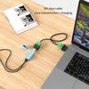 USB 2.0 Male And Female Connector USB Turn 4Pin Terminal For DIY Projects, Charge And Data Transfer Support