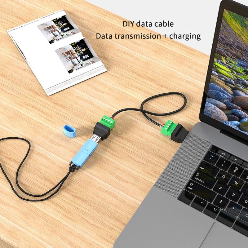 USB 2.0 Male And Female Connector USB Turn 4Pin Terminal For DIY Projects, Charge And Data Transfer Support