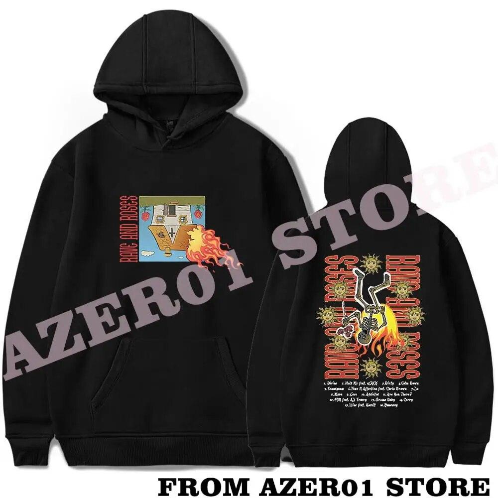 

Толстовки Rema Merch Rave Roses, зимние толстовки унисекс/женщины с капюшоном, милая уличная одежда, с длинными рукавами, новый свитшот с логотипом