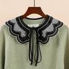 Perfect Match Lapel Fake Collar Shawl For Women Neck Decorative Chocker Necklace Women Detachable False Collar Doll Ladies Half Shirt Collars
