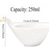 Cartoon Ceramic Saucer Ceramic Dipping Plate with Handle Sauce Plate Duckling Bowl Snack Yogurt Nut Dessert Salad Bowls