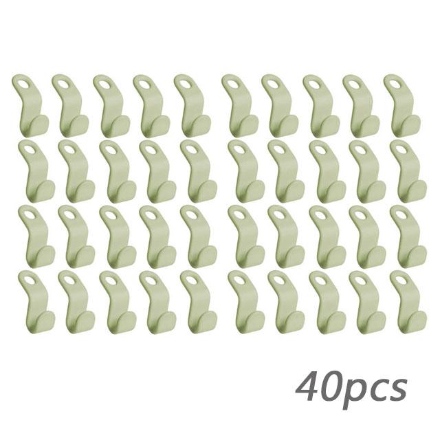 Clothes Hanger For Closet Connector Hooks Cascading Plastic Wardrobe Organizer Rack Holder Space Saving Home Organization