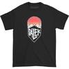 Men's Dalek Red Skull Tee T-shirt Medium Black