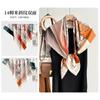 Silk twill 14 mmi large silk scarf women's fashion versatile high-end mulberry silk square scarf light luxury versatile 90 shawl
