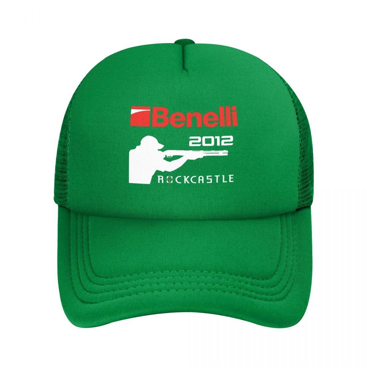 

Team Benelli Shotguns Еластичний капелюх вантажівки Кепка з сітчастою бейсболкою Регульована застібка Капелюхи для жінок унісекс Зручні Adjustable