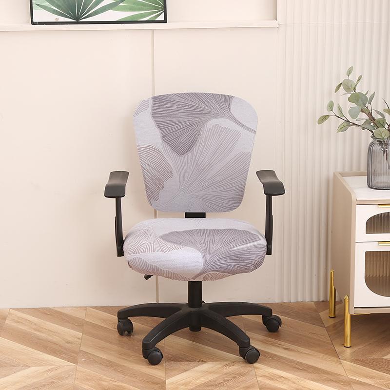 

Чехол на офисное кресло с принтом, сплит, спандекс, пыленепроницаемый, чехлы для сидений, эластичный чехол для гостиной