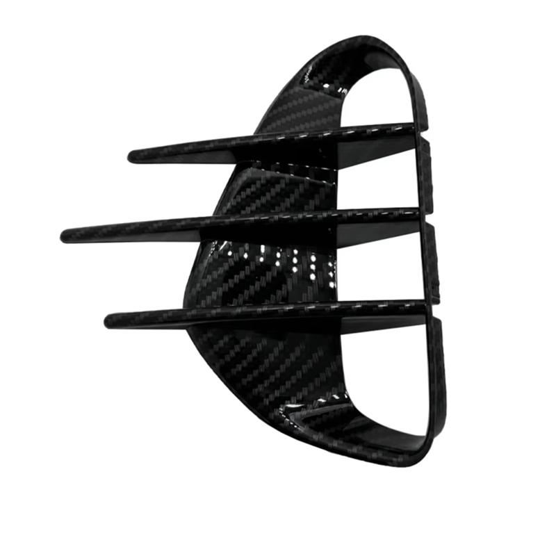A28G-1 Pair Car Front Bumper Side Vent Grille Spoiler Wind Blade Decorative Cover For Kia Stinger 18-23