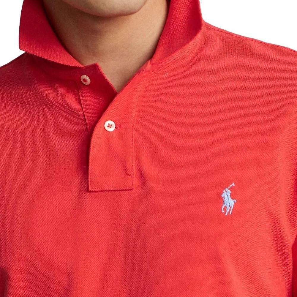 Polo Ralph Lauren Solid Color Pony Embroidered Pullover Short Sleeve Polo Shirt Men tops 710675974-119
