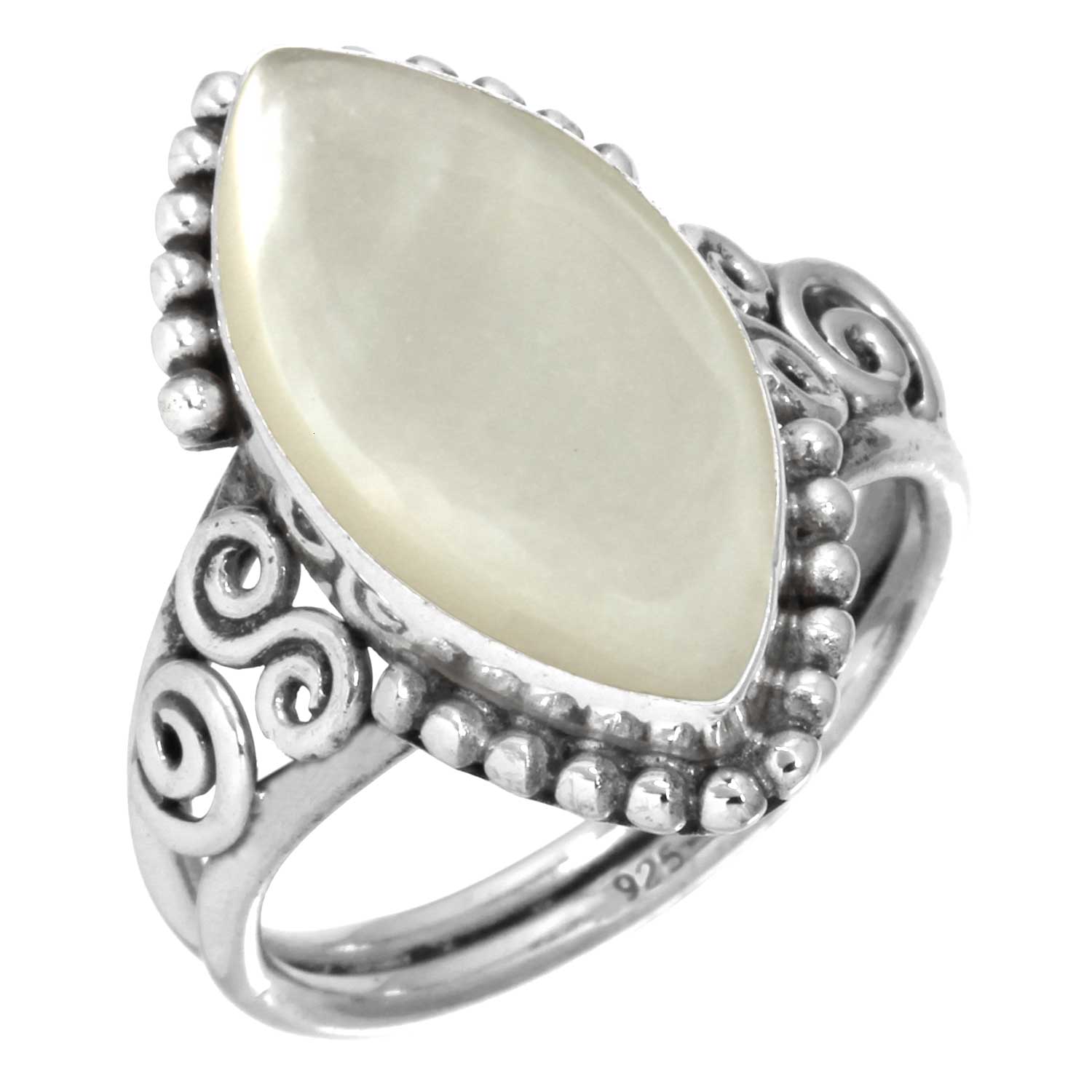 

Кольцо из стерлингового серебра 925 пробы женское с драгоценным камнем ручной работы Рождественский подарок синий зеленый фиолетовый медный бирюзовый жемчуг лазурит перламутр викторианский 9.5 мать жемчужного