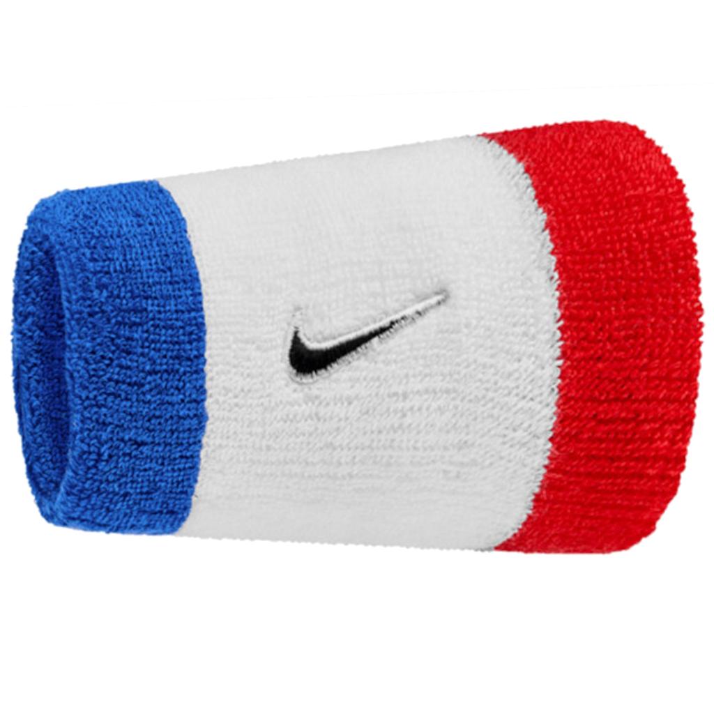 Nike Swoosh Classic Double Wide Wristbands 2PK, Unisex white Wristband