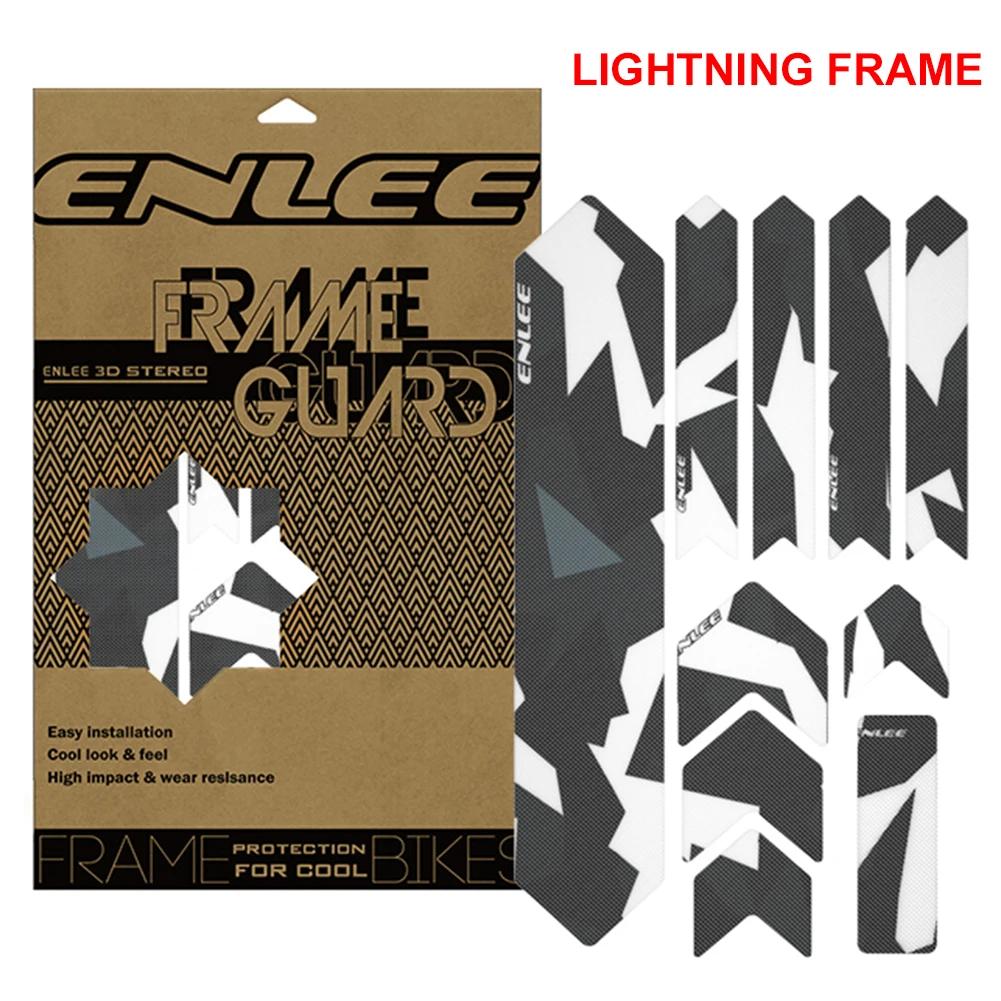 Road Bicycle Paster Guard Cover 3D Bicycle Front Fork Protective Stickers Mountain Road Bike Frame Sticker Scratch-Resistant