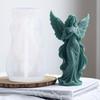 Detailní Design Andělského Křídla Bohyně Silikonová Forma na Svíčky pro Výrobu Vonných Svíček a Mýdel Snadné Vyjmutí Víceúčelové Použití