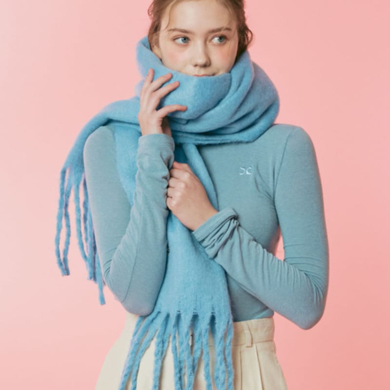ETRE AU SOMMET EAS Logo Fling Schal (Pastellblau)