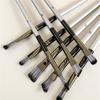24Pcs Professional Paintbrush with Storage Case, Flat/Round/Fan/ Pointed Tip for Oil Acrylic Watercolor Rock Painting