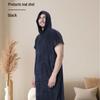 Unisex Quick-Dry Microfiber Hooded Poncho Towel for Adults – Ideal for Beach, Swimming, Diving, and Changing.