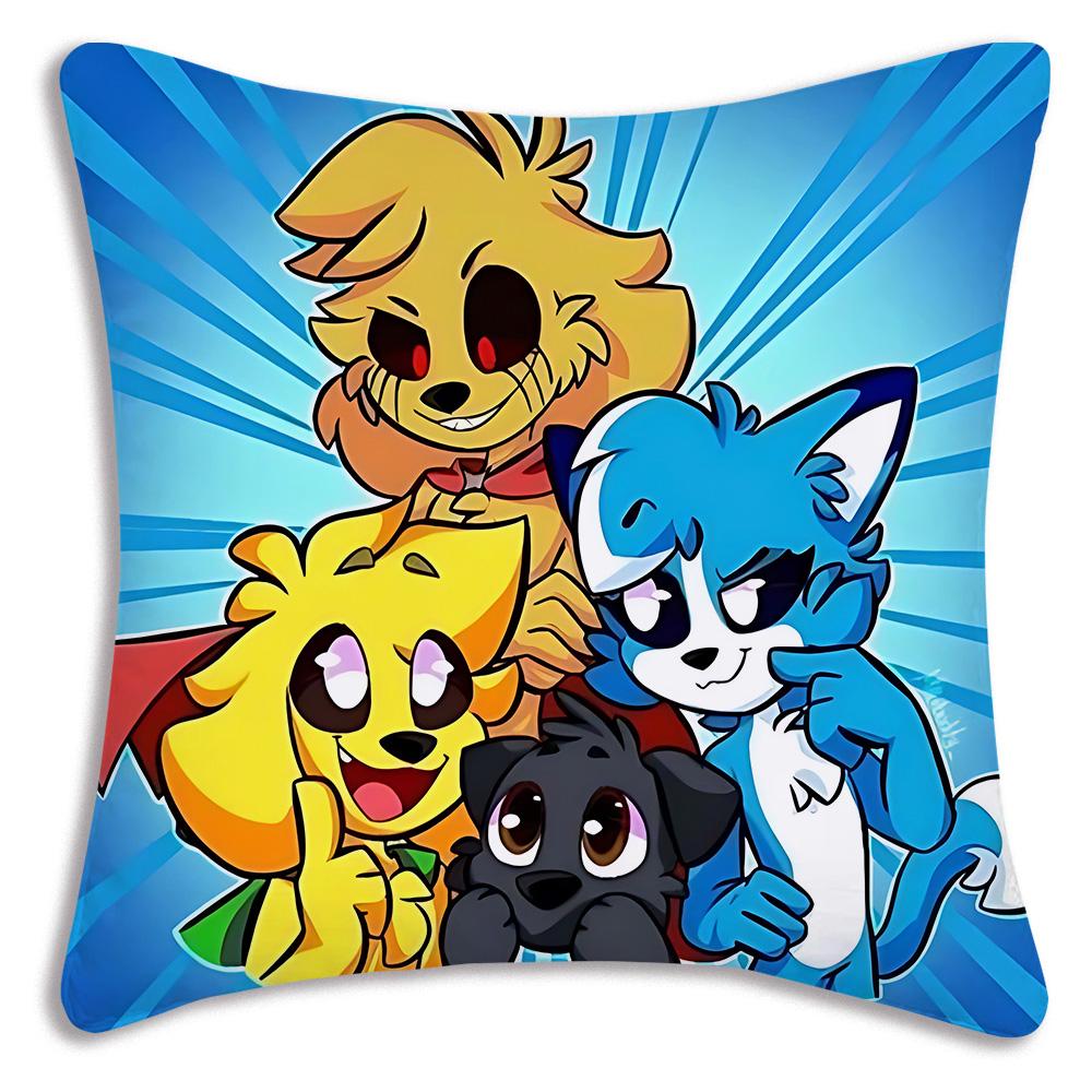 Anime For M-Mikecracks Pillow Covers Cartoon Sofa Decorative Home Double-sided Printing Short Plush Cute Cushion Cover