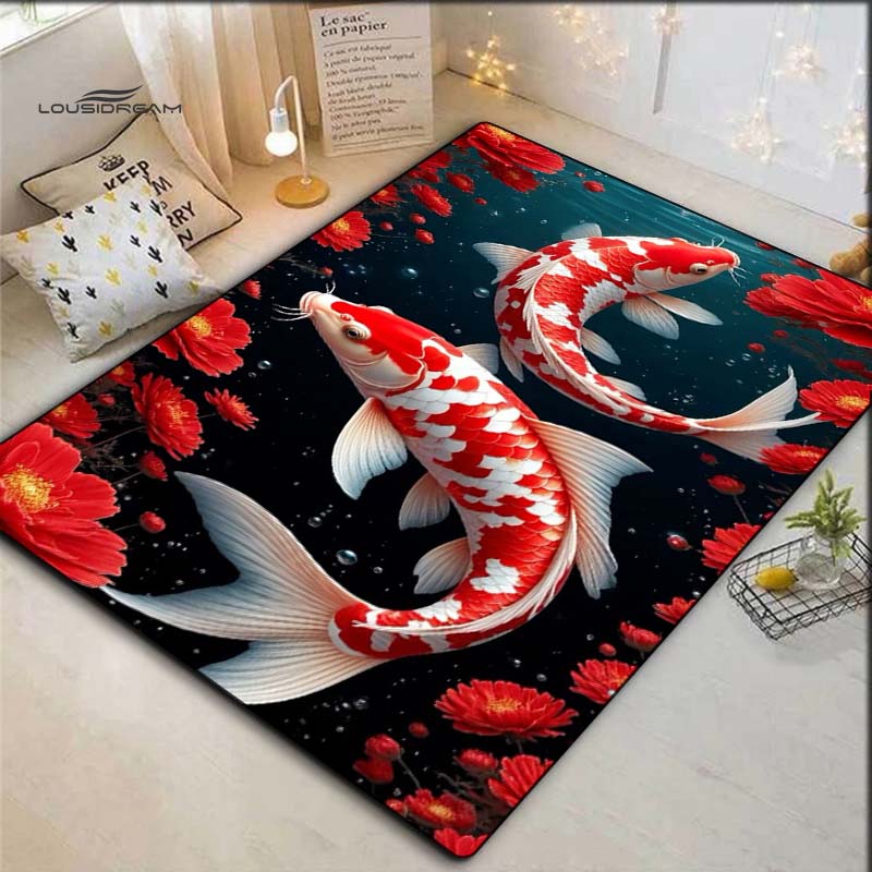 

Galaxy Manta Ray Area Rug, Tribal Sea Creature Mat 40x60cm( 15x23in )