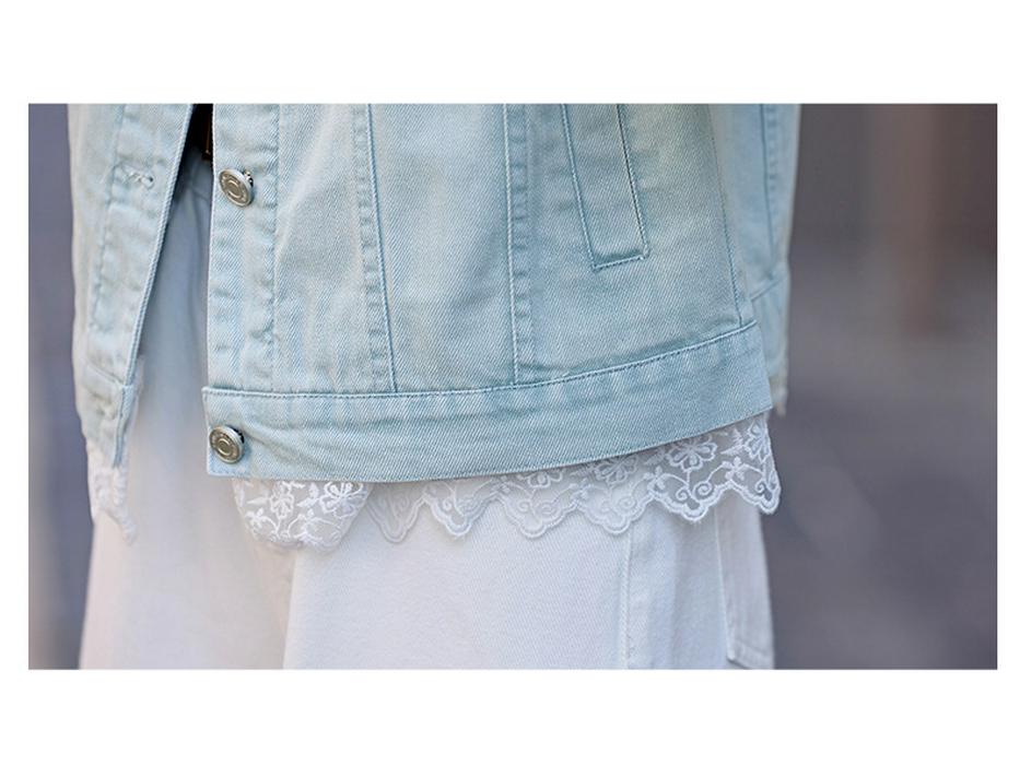 Spring 2025 Women's Versatile Short Denim Jacket: HJ2525