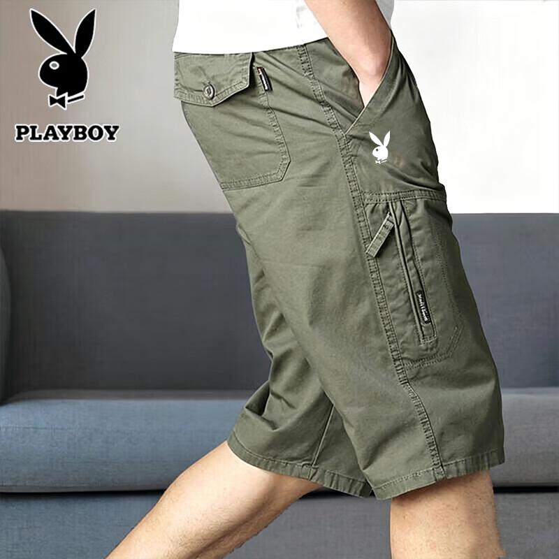 PLAYBOY Men s Loose Casual Shorts 3XL