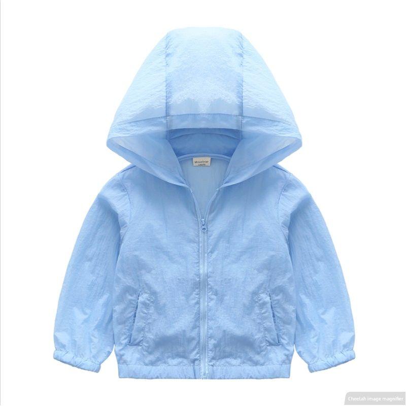 Zip-up Shirt Thin Jacket Children's Sun Protection Clothing