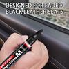 Stylo Peinture Retouche et Plastique Automobile - Stylo Marqueur pour Réparer et Renouveler leséraflures sur les Intérieurs en Plastique Noir, Volant