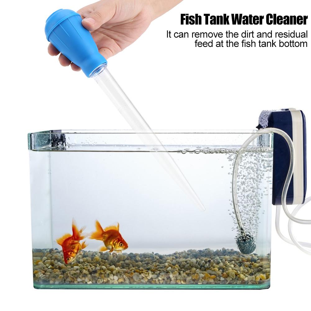 Fish Tank Water Changer Aquarium Dropper Pipette Feeder Water Cleaner