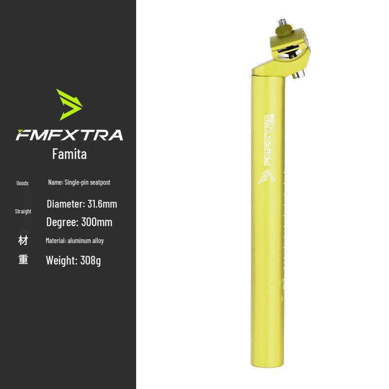 Aluminum Alloy Mountain Bike Seatpost - Sizes: 25.4mm, 27.2mm, 28.6mm, 31.6mm