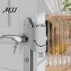 Impact Absorbing Pad Silicone Door Latch Silencer, 5-Position Adjustable Lock Buffer Cover, Cartoon Flexible Guard Crab Soft Slam Stopper for Bedroom